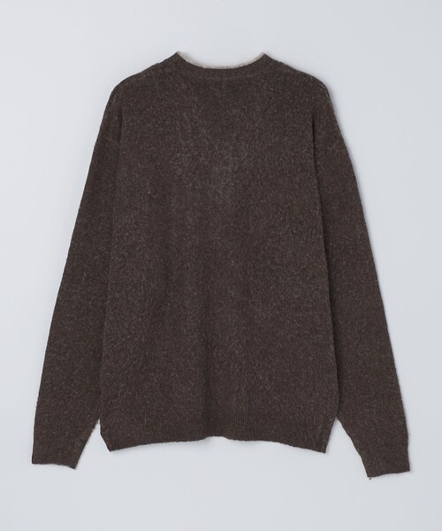 City Ambient Products（シティアンビエントプロダクツ）の「City Ambient Products: シャギー ヘンリー ネック ニット（ニット/セーター・メンズ・グレー/ブラック/ブラウン・SMALL/MEDIUM/LARGE）」の14枚目の写真