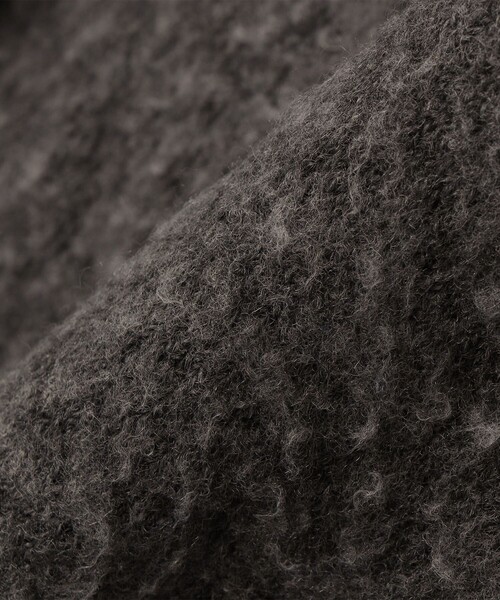 City Ambient Products（シティアンビエントプロダクツ）の「City Ambient Products: シャギー ヘンリー ネック ニット（ニット/セーター・メンズ・グレー/ブラック/ブラウン・SMALL/MEDIUM/LARGE）」の16枚目の写真