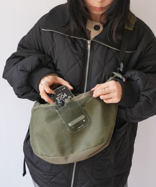 Port / ポート 】 ミリタリー ナイロン メッシュ ショルダーバッグ