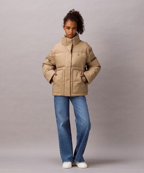 Calvin Klein（カルバン・クライン）の「ジャケット - クラシックダウンパッファジャケット（ダウンジャケット/コート・レディース・ブラック/ブラウン・XS/M/S/L）」の20枚目の写真