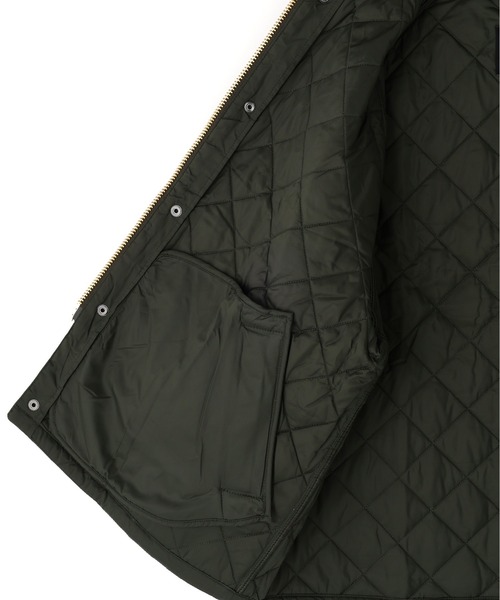 Barbour(バブアー)の「Barbour/バブアー TRANSPORT QUILTEING BLOUSONトランスポート キルティング ブルゾン MQU1796(その他アウター・メンズ・その他10/ブラック・40/38/42)」の4枚目の写真