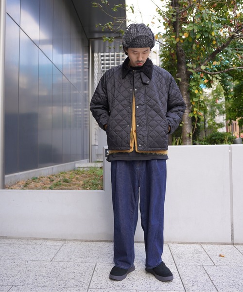 Barbour(バブアー)の「Barbour/バブアー TRANSPORT QUILTEING BLOUSONトランスポート キルティング ブルゾン MQU1796(その他アウター・メンズ・その他10/ブラック・40/38/42)」の12枚目の写真