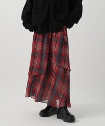 BAYFLOW | イレヘムチェックフレアスカート(スカート)