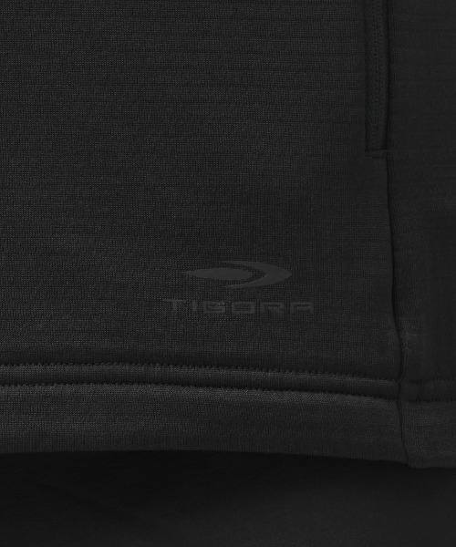 TIGORA(ティゴラ)の「ティゴラ TIGORA メンズグリッドフリースジャケット(ジャージ・メンズ・ブラック/マスタード・M/L/3L/LL/S)」の6枚目の写真