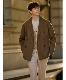 AOURE(アウール)のWOOL REVER GIACCONE(ピーコート)