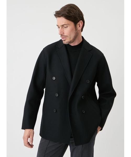 AOURE（アウール）の「WOOL REVER GIACCONE（ピーコート）」 - WEAR