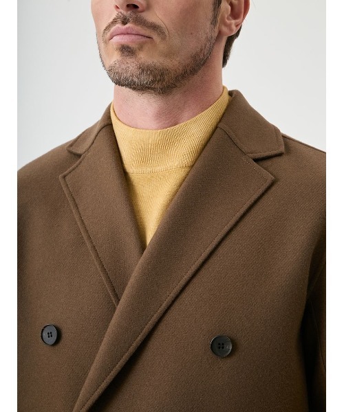 AOURE（アウール）の「WOOL REVER GIACCONE（ピーコート）」 - WEAR