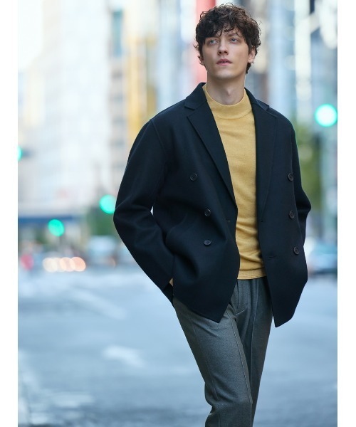 AOURE（アウール）の「WOOL REVER GIACCONE（ピーコート）」 - WEAR