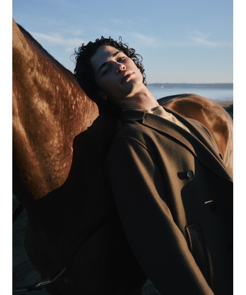 AOURE（アウール）の「WOOL REVER GIACCONE（ピーコート）」 - WEAR