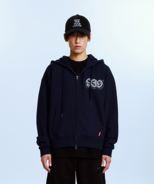 ARCHIVE BOLD（アーカイブボールド）の「UNDEFEATED HOOD ZIP-UP (NAVY