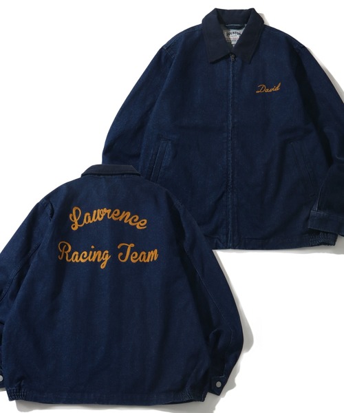 セール】【HOUSTON/ヒューストン】DENIM HARRINGTON JACKET/デニム