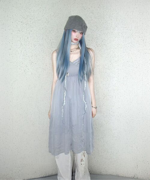 Midnight Move(ミッドナイトムーブ)の「stud ops (white)(ワンピース・レディース・その他・FREE)」の4枚目の写真