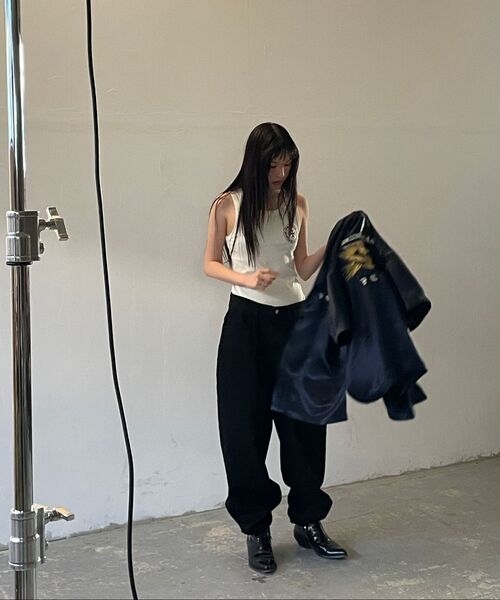 PUNCH DRUNK PARTIES(パンチドランクパーティーズ)の「Misfits Jeans (PITCH BLACK)(デニムパンツ・レディース・その他・0(28)/2(32)/3(34)/1(30))」の7枚目の写真