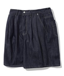 レインスロップツータックバミューダデニムショーツ(INDIGO)