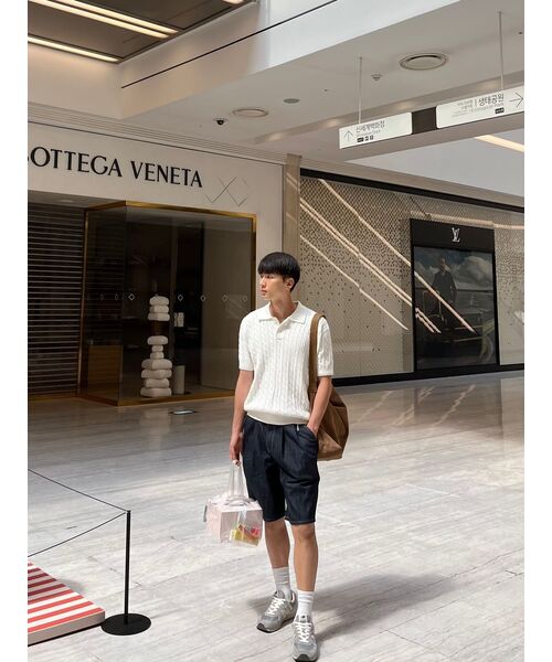 TRILLION(トリリオン)の「レインスロップツータックバミューダデニムショーツ(INDIGO)(その他パンツ・レディース・その他・MEDIUM/LARGE/X-LARGE)」の9枚目の写真