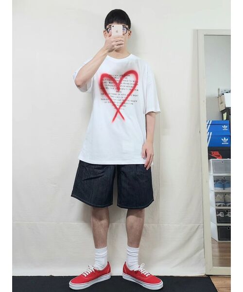 TRILLION(トリリオン)の「レインスロップツータックバミューダデニムショーツ(INDIGO)(その他パンツ・レディース・その他・MEDIUM/LARGE/X-LARGE)」の10枚目の写真