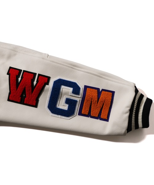 A BATHING APE（アベイシングエイプ）の「SHARK VARSITY JACKET（スタジャン・メンズ・ブラック/レッド/ネイビー・X-LARGE/XX-LARGE/MEDIUM/LARGE/SMALL）」の17枚目の写真