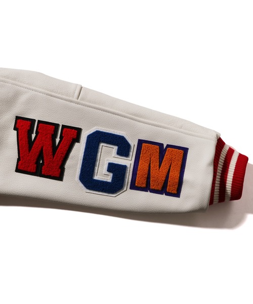 A BATHING APE（アベイシングエイプ）の「SHARK VARSITY JACKET（スタジャン・メンズ・ブラック/レッド/ネイビー・X-LARGE/XX-LARGE/MEDIUM/LARGE/SMALL）」の18枚目の写真