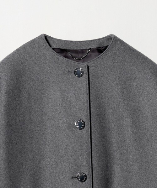 Mackintosh（マッキントッシュ）の「＜MACKINTOSH＞HAMBIE NC MB コート（ノーカラーコート・レディース・グレー系・6/4）」の3枚目の写真