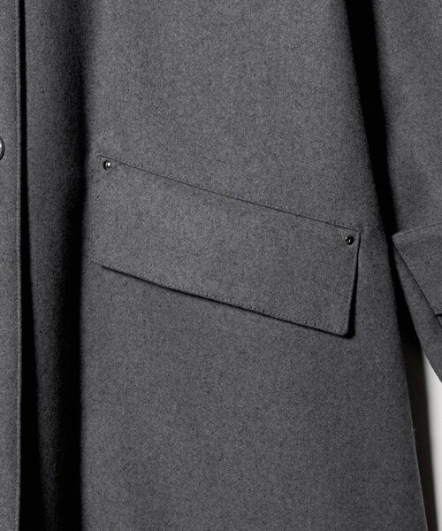 Mackintosh（マッキントッシュ）の「＜MACKINTOSH＞HAMBIE NC MB コート（ノーカラーコート・レディース・グレー系・6/4）」の5枚目の写真
