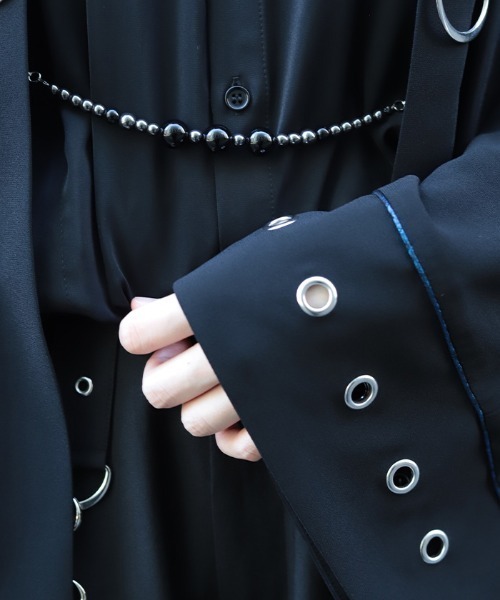 REZEN（リゼン）の「ジャガード切替ハトメ羽織（その他アウター・メンズ・ブルーパープル/ピンク・MEDIUM/LARGE）」の8枚目の写真