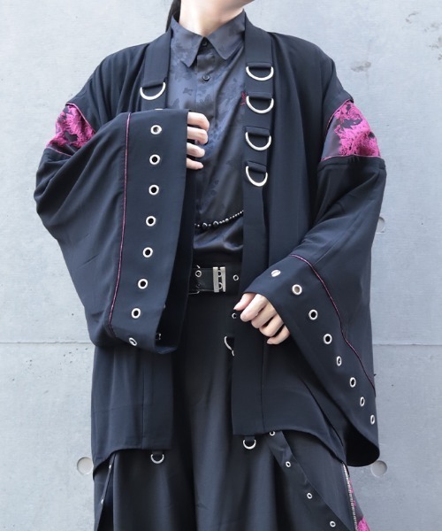REZEN（リゼン）の「ジャガード切替ハトメ羽織（その他アウター・メンズ・ブルーパープル/ピンク・MEDIUM/LARGE）」の10枚目の写真