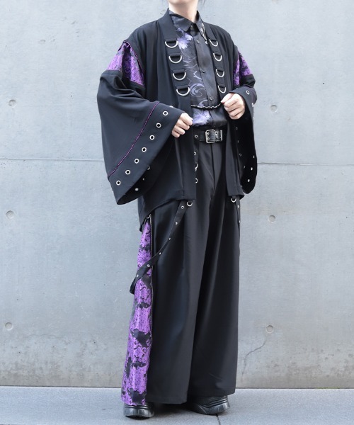 REZEN（リゼン）の「ジャガード切替ハトメ羽織（その他アウター・メンズ・ブルーパープル/ピンク・MEDIUM/LARGE）」の14枚目の写真