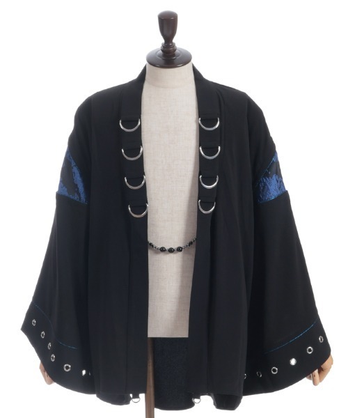 REZEN（リゼン）の「ジャガード切替ハトメ羽織（その他アウター・メンズ・ブルーパープル/ピンク・MEDIUM/LARGE）」の17枚目の写真
