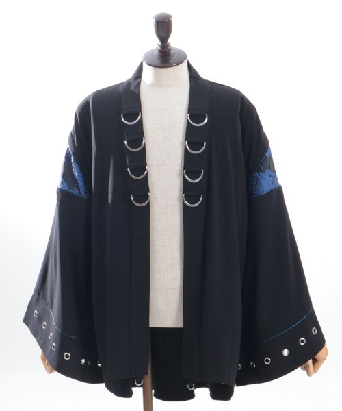 REZEN（リゼン）の「ジャガード切替ハトメ羽織（その他アウター・メンズ・ブルーパープル/ピンク・MEDIUM/LARGE）」の22枚目の写真