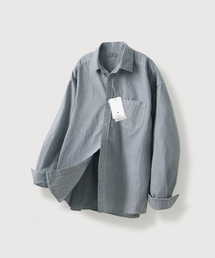 MOOD INSIDE（ムードインサイド）の「Cool Wave Pigment Shirt_Off Sora（シャツ/ブラウス）」