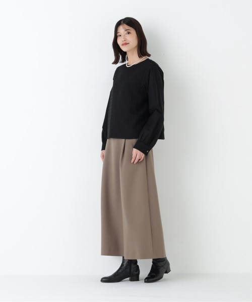human woman(ヒューマンウーマン)の「◆【ウォッシャブル】レースドッキングプルオーバー(シャツ/ブラウス・レディース・ブラック/ホワイト・MEDIUM)」の14枚目の写真