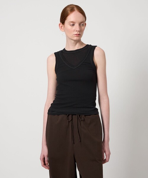 セール】＜Pheeta＞Hedy シアー レイヤード タンクトップ/014C-CU1（T