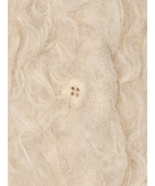 sahara（サハラ）の「Carl Shaggy Knit Cardigan/カールシャギーニットカーディガン（カーディガン/ボレロ・レディース・アイボリー/ライトブルー/ブラウン/レッド・FREE）」の21枚目の写真