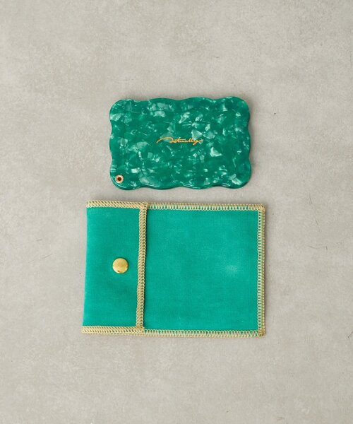 BIRTHDAY BAR（バースデイバー）の「スクエアアセチミラー（手鏡/メイクミラー・レディース・ホワイト/ブラック/グリーン・0）」の9枚目の写真