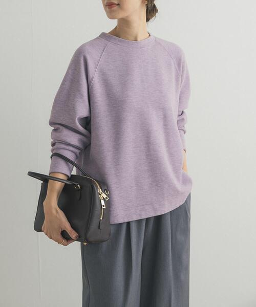 URBAN RESEARCH DOORS（アーバンリサーチドアーズ）の「『WEB/一部店舗限定カラー』ラグランフレアプルオーバー（Tシャツ/カットソー・レディース・パープル/ミント/チャコールグレー/グレー・MEDIUM）」の5枚目の写真