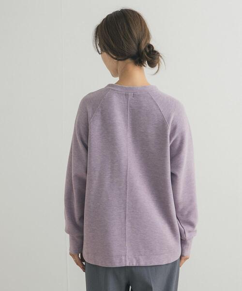 URBAN RESEARCH DOORS（アーバンリサーチドアーズ）の「『WEB/一部店舗限定カラー』ラグランフレアプルオーバー（Tシャツ/カットソー・レディース・チャコールグレー/パープル/ミント/グレー・MEDIUM）」の22枚目の写真