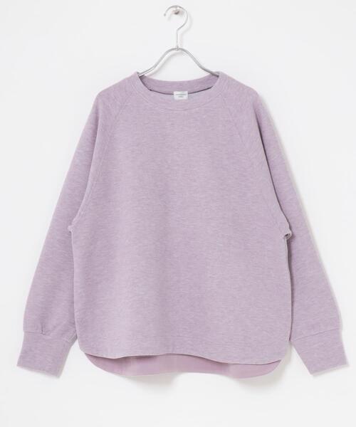 URBAN RESEARCH DOORS（アーバンリサーチドアーズ）の「『WEB/一部店舗限定カラー』ラグランフレアプルオーバー（Tシャツ/カットソー・レディース・パープル/ミント/チャコールグレー/グレー・MEDIUM）」の11枚目の写真