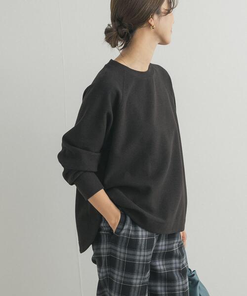 URBAN RESEARCH DOORS（アーバンリサーチドアーズ）の「『WEB/一部店舗限定カラー』ラグランフレアプルオーバー（Tシャツ/カットソー・レディース・チャコールグレー/パープル/ミント/グレー・MEDIUM）」の17枚目の写真