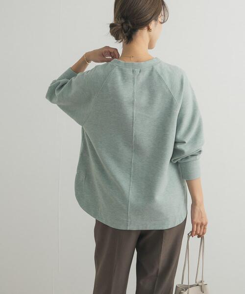 URBAN RESEARCH DOORS（アーバンリサーチドアーズ）の「『WEB/一部店舗限定カラー』ラグランフレアプルオーバー（Tシャツ/カットソー・レディース・チャコールグレー/パープル/ミント/グレー・MEDIUM）」の10枚目の写真