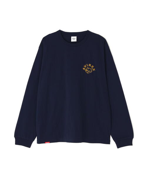 AVIREX(アヴィレックス)の「《WEB&DEPOT限定》TOMCAT L/S T-SHIRT(Tシャツ/カットソー・レディース・ブラック/ネイビー/ホワイト/レンガ・F)」の21枚目の写真