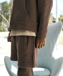STYLISE（スタイライズ）の「【MLVINCE】KNIT SHORTS / ストーンブラウン [KSH08SB]（スーツパンツ）」
