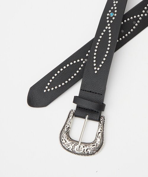 CIAOPANIC（チャオパニック）の「アソートスタッズベルト（ベルト・メンズ・シルバー/ダークブラウン/ブラウン/ブラック・FREE）」の8枚目の写真