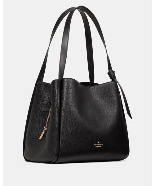 kate spade new york(ケイトスペード ニューヨーク)の「ノット ラージ キャリーオール(ショルダーバッグ・レディース・ブラック・ONESIZE)」の3枚目の写真