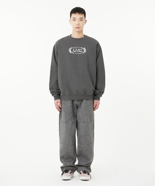 LMCの「FLOWER OVAL SWEATSHIRT charcoal(スウェット・レディース・その他・LARGE/MEDIUM/SMALL/X-LARGE)」の2枚目の写真