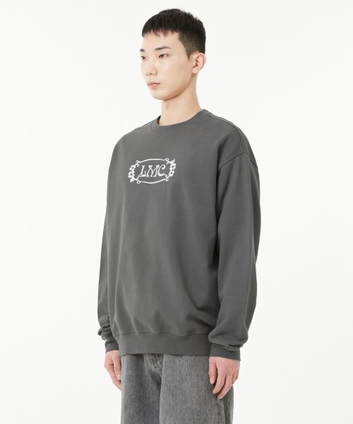 LMCの「FLOWER OVAL SWEATSHIRT charcoal(スウェット・レディース・その他・LARGE/MEDIUM/SMALL/X-LARGE)」の4枚目の写真