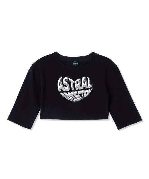 ASTRAL PROJECTION（アストラルプロジェクション）の「クロムハーツ スーピマ スパン 5部袖 ショート クロップTシャツ_ブラック（Tシャツ/カットソー・レディース・その他・FREE）」の2枚目の写真