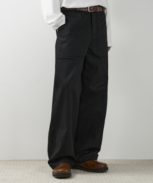 ワイドパティグチノパンツ[BLACK]