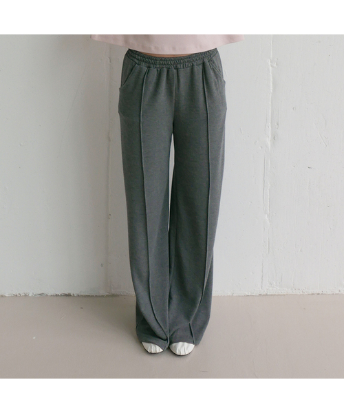 DEARSTALKER（ディアストーカー）の「D. BASIC INFINITE PINTUCK PANTS - 3 COLOR（その他パンツ・レディース・チャコール/ブラック/グレー・FREE）」の3枚目の写真
