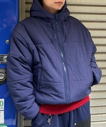 UNDERSTATEMENTs（アンダーステイトメント）の「【ユニセックス】チェック柄フード中綿ブルゾン（ブルゾン）」