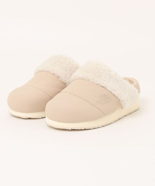 THE NORTH FACE(ザノースフェイス)の「【THE NORTH FACE】MULE SLIPPER FLEECE(スリッポン・レディース・ブラウン/ベージュ・23cm/24cm)」の2枚目の写真